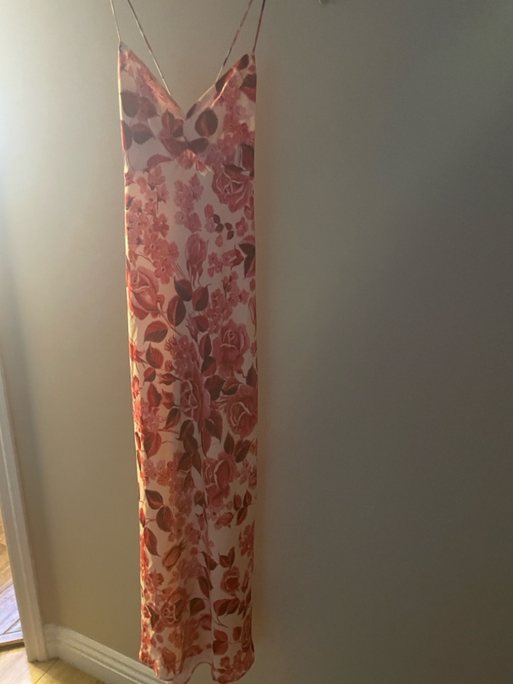 Favorite daughter Floral Slip Midi Dress - Pink Rose Print - Picture 4 of 4